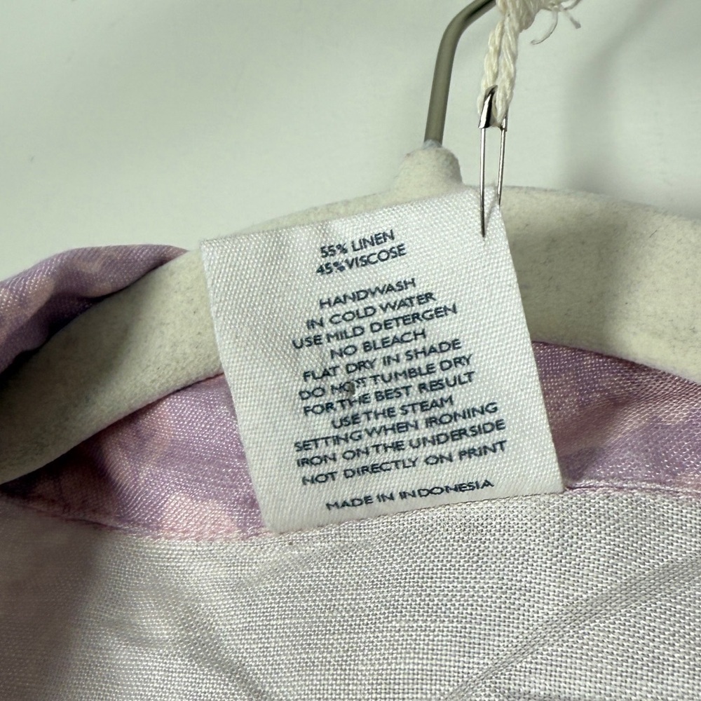 Kulani Kinis Relaxed Linen Button Front Shirt - Picture 8 of 10